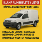 Mini flete. Mantenimiento para el hogar