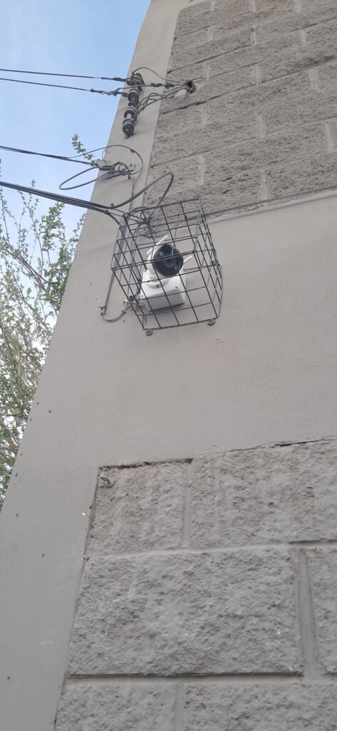 Colocación de cámaras de segurida
