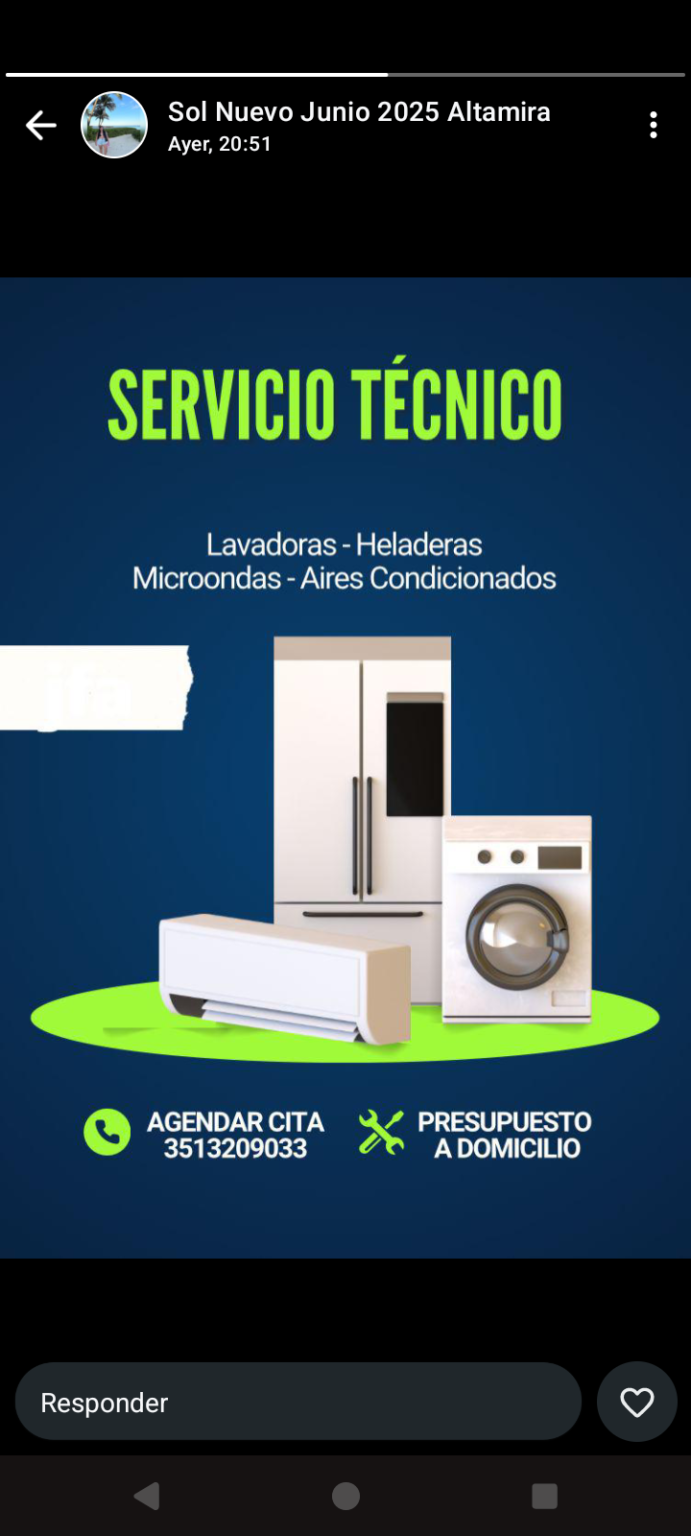 Técnico de electrodomésticos