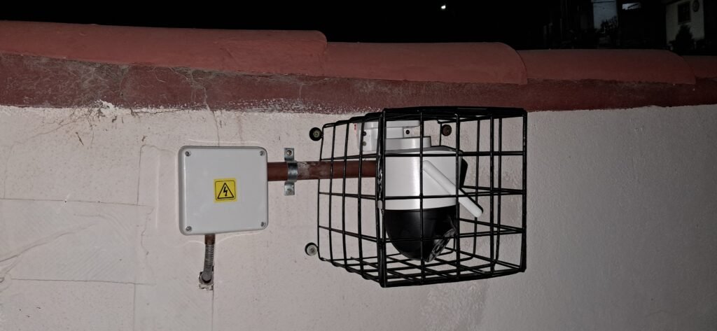 Colocación de cámaras de segurida