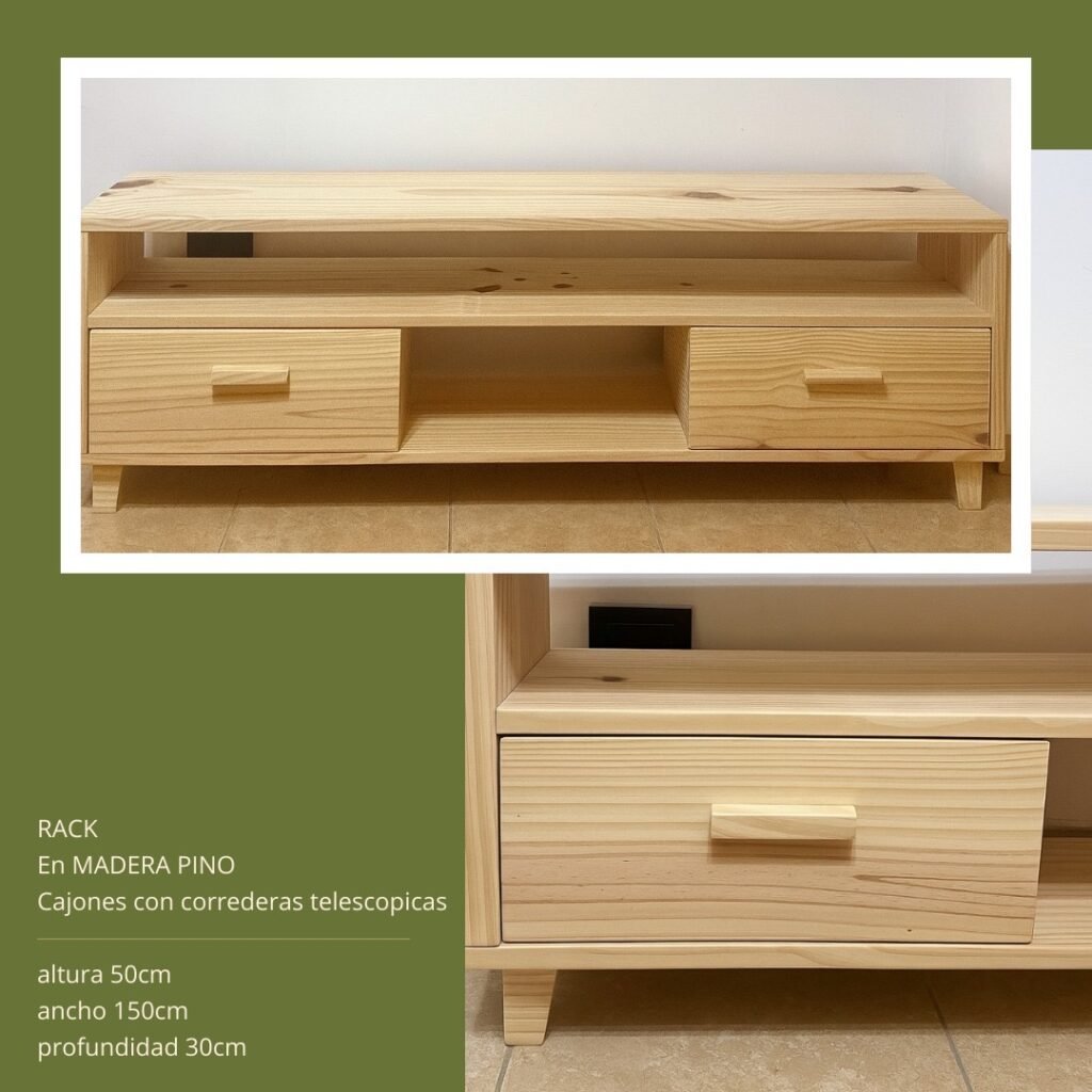 Hacemos muebles de madera meciza
