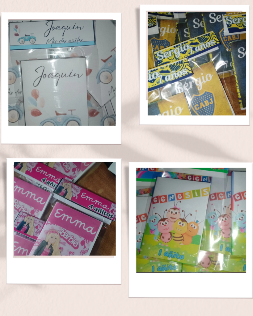 Papelería creativa para eventos