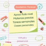 Academia Florecer-Ayuda Virtual Presencial Escolar-