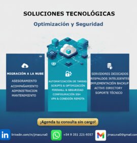 Servicios de consultoría técnica informática