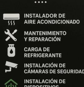 Aíre acondicionado, reparación, mantenimiento, colocación . cámaras de seguridad, colocación de dispositivos inteligentes.