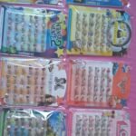 Anillos con diseños infantiles blisters