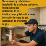 Plomero y gasista matriculado