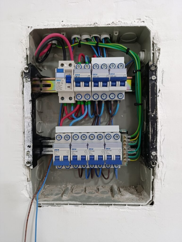 Electricista y colocador de sistemas de seguridad