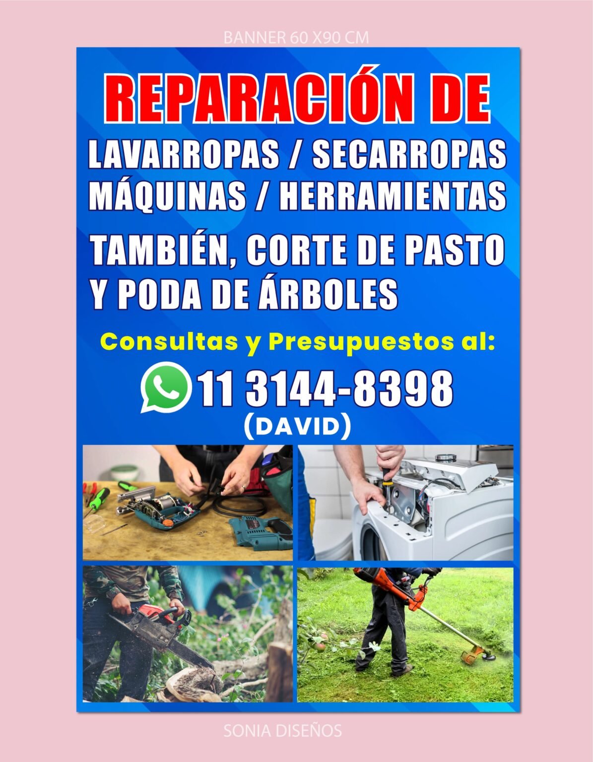 Corte pasto y poda de arboles