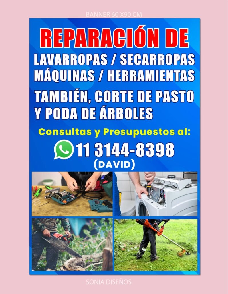 Corte pasto y poda de arboles