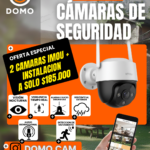 Domo instalación de camaras de seguridad