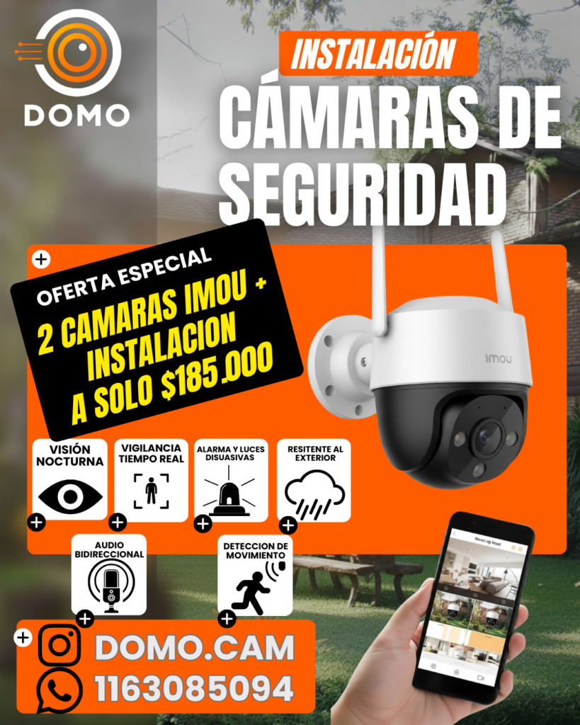 Domo instalación de camaras de se