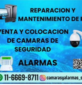 Instalacion de camaras de seguridad y alarmas