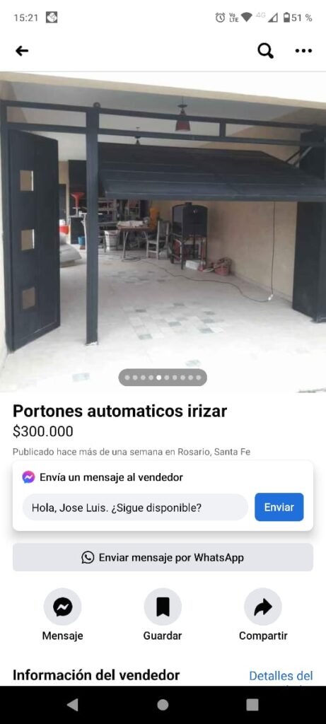 Herrería,  portones automaticos