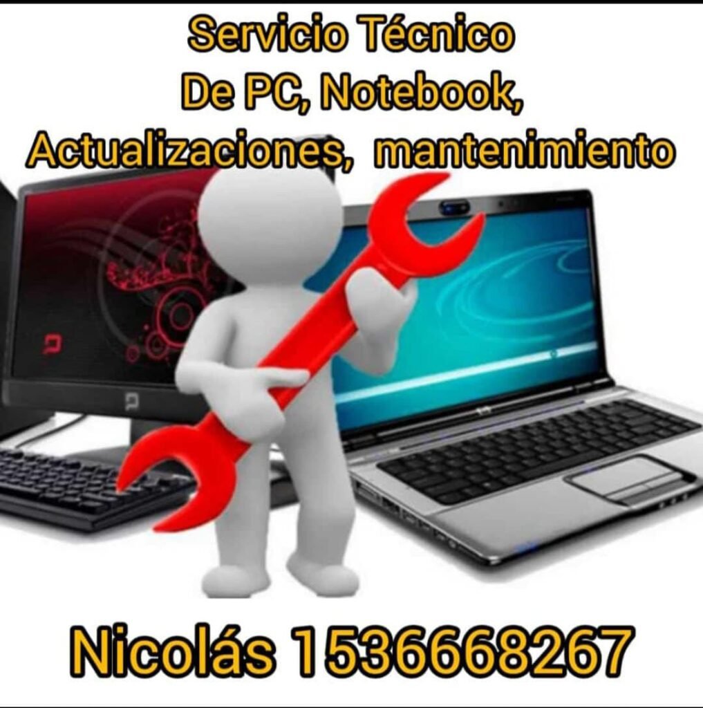 Servicio tecnico de pc y notebook