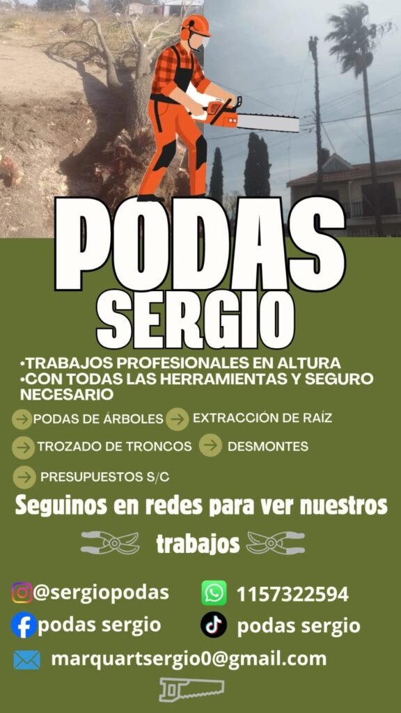 PODAS DE ARBOLES Y EXTRACCIÓN DE