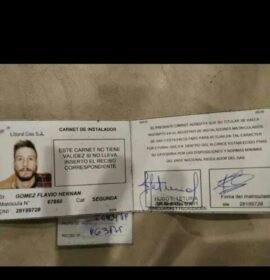 Plomero gasista matriculado