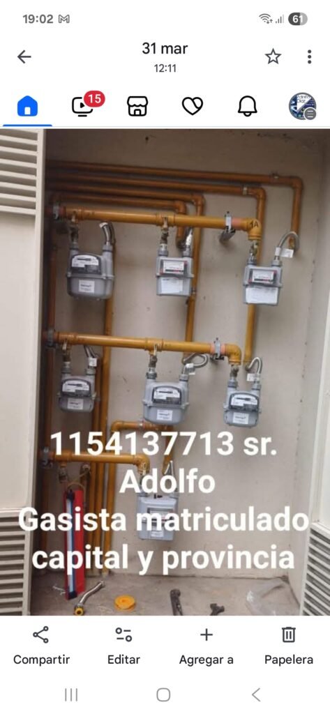 plomero gasista matriculado