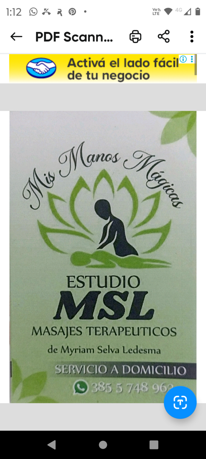 Masajes profesionales