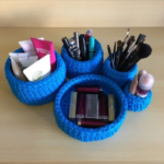 Tejido en macramé y crochet, bazar