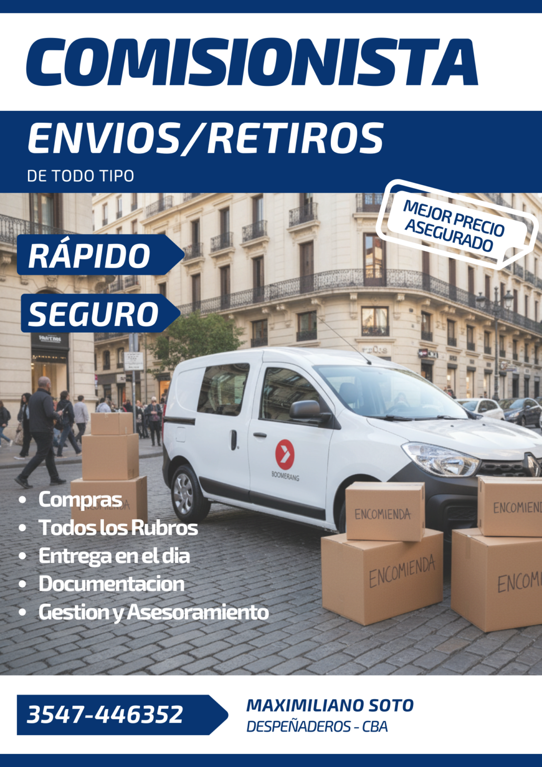 Servicio de Comisionista
