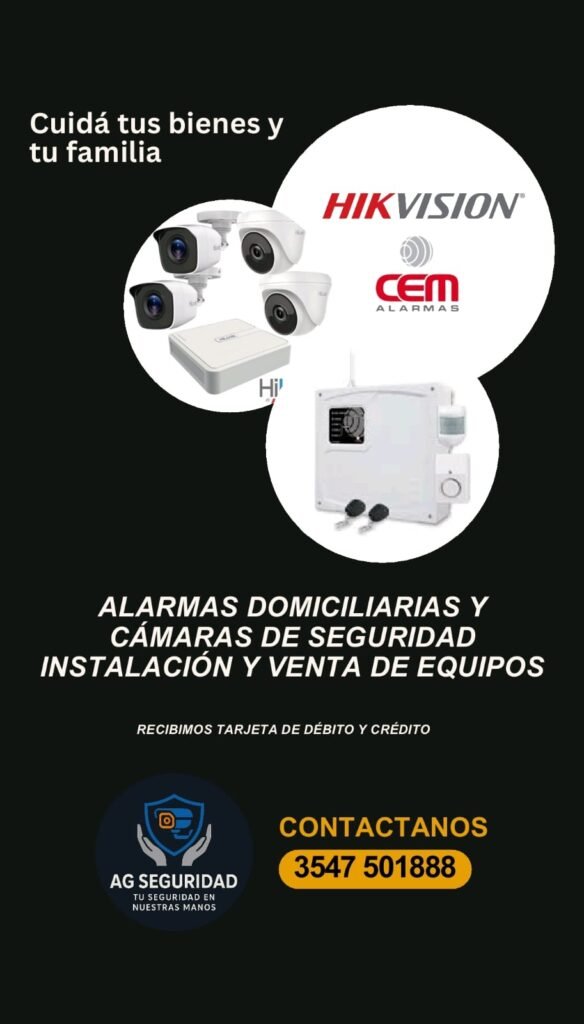 Alarmas y Cámaras de seguridad