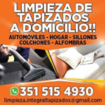 Limpieza de tapizados y alfombras