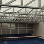 Instalación de durlock, electricidad, herrería y pintura en gral.