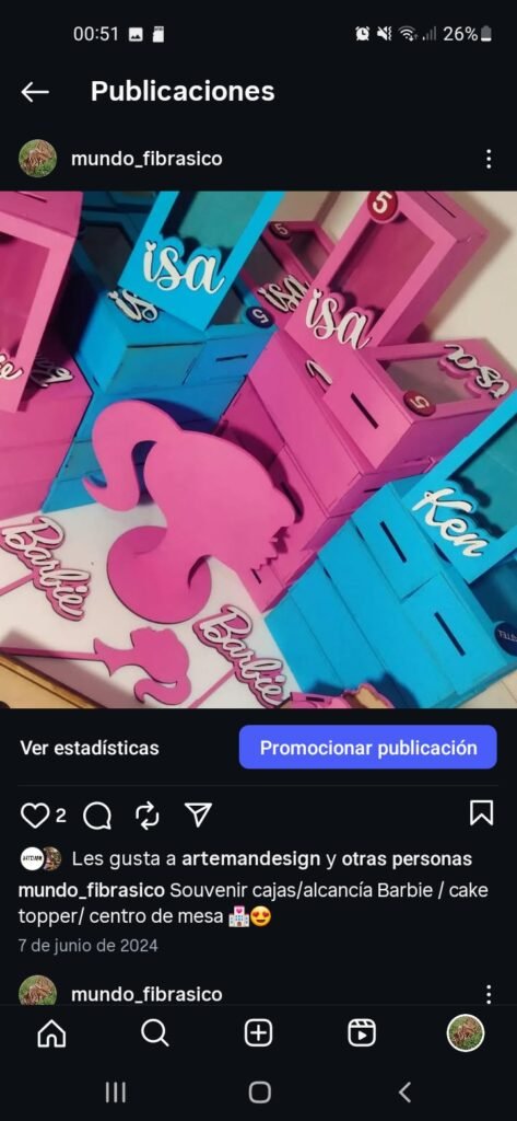 Artículos en fibrofacil, souvenir