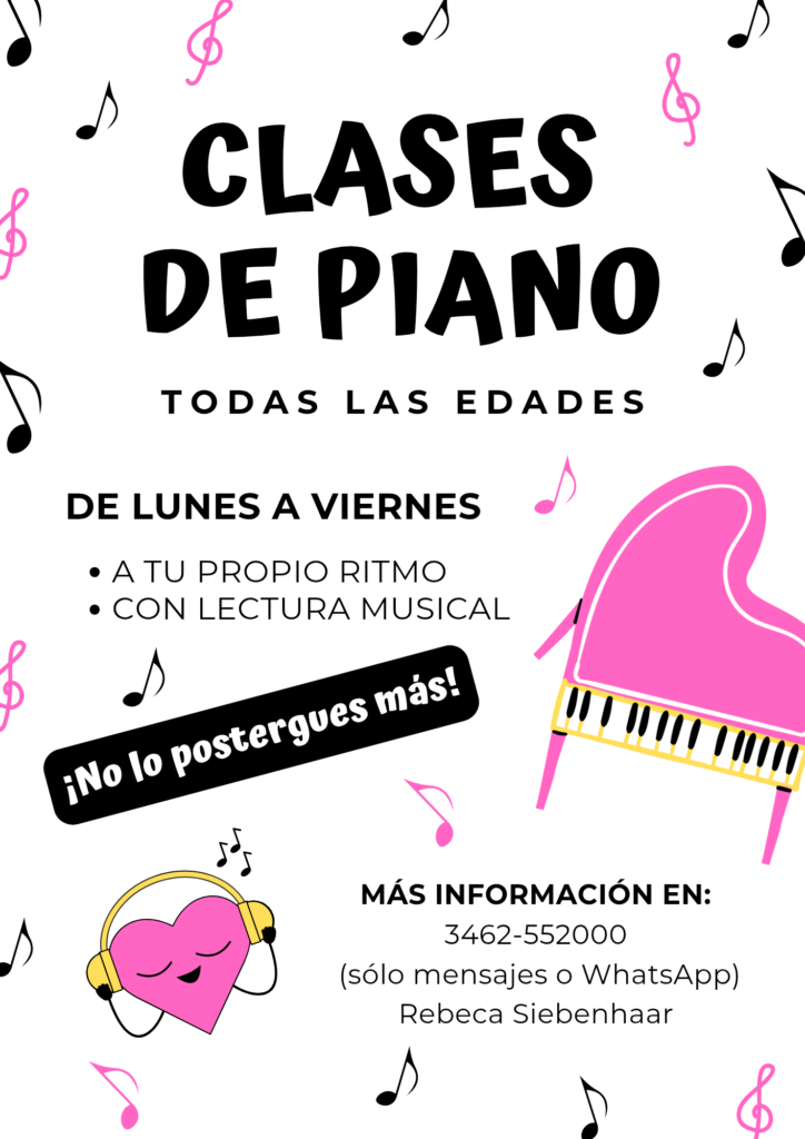 Clases de piano individuales y en