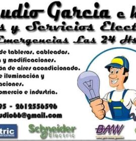 Claudio García Obras y servicios eléctricos