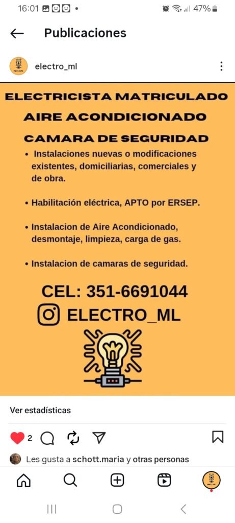 Electricista Domiciliario