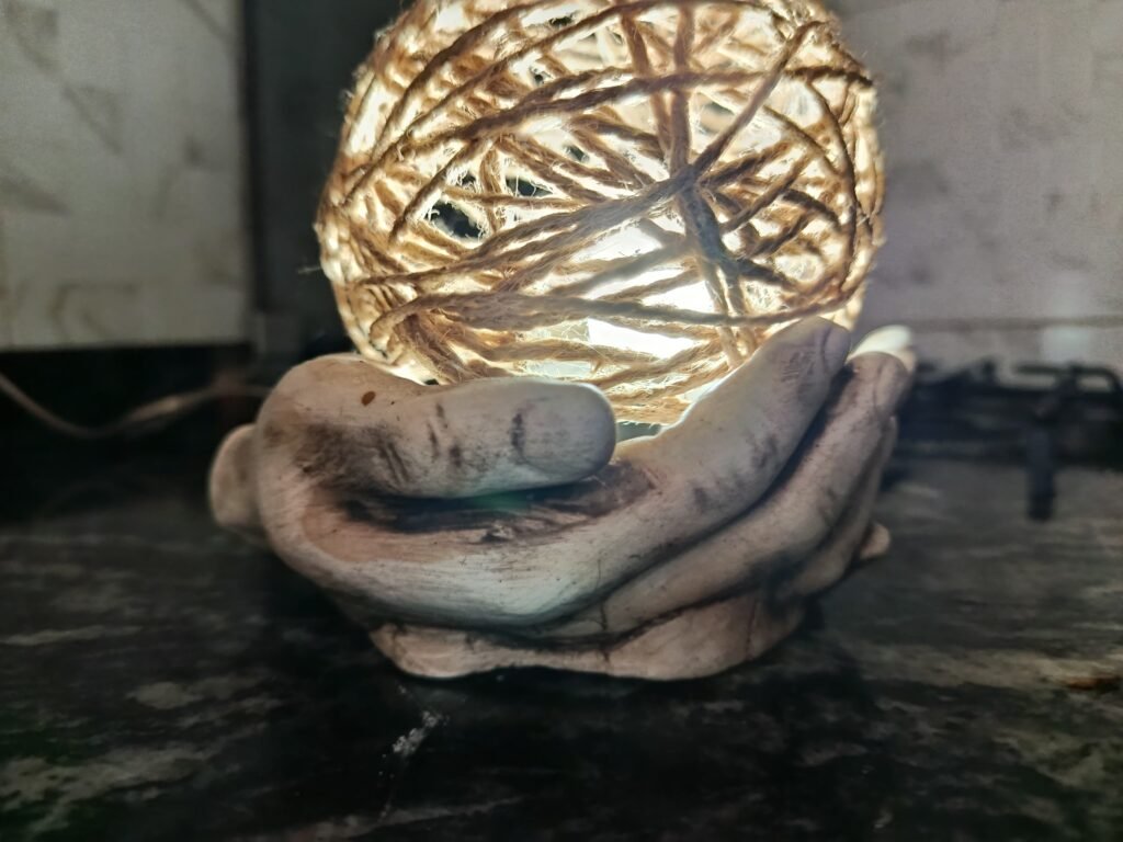 Decoracion, plástico, lamparas
