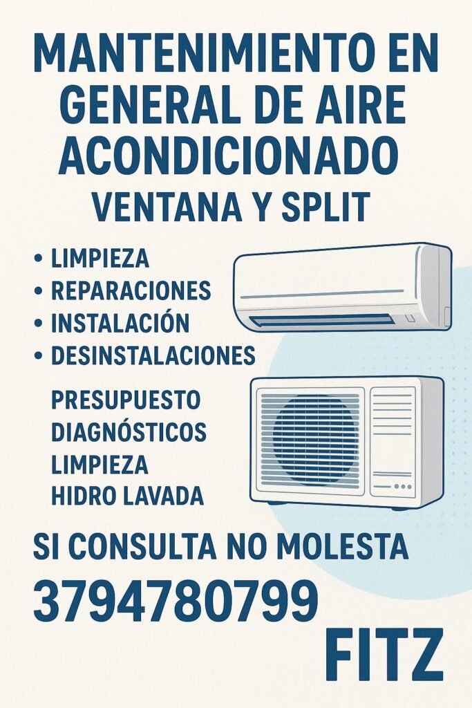 Reparación e instalación de aires