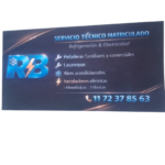 Técnico refrigeración lavarropas . Electricista