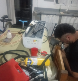 Instalador de aires acondicionados