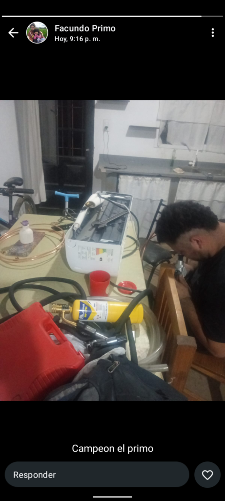 Instalador de aires acondicionados