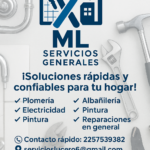 ML servicios generales para el hogar