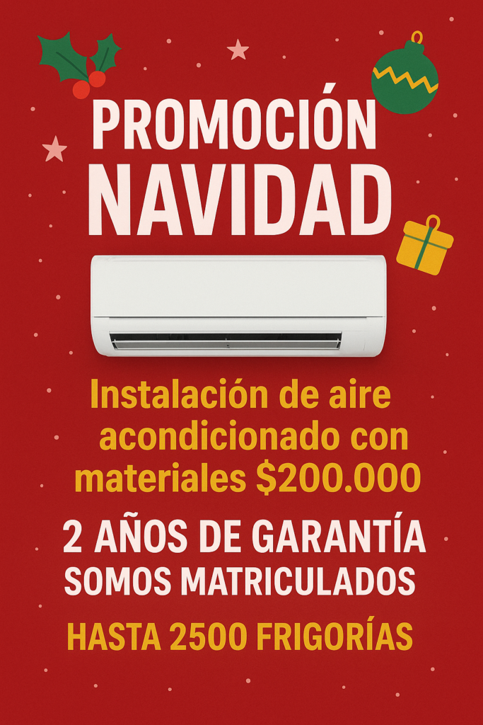 Instalación de aire acondicionado