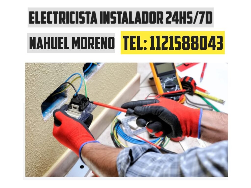 Electricista y mantenimiento general domiciliario