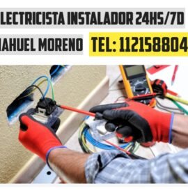 Electricista y mantenimiento general domiciliario