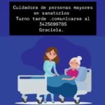 Empleada domestica..niñera y cuidar gente en sanatorios