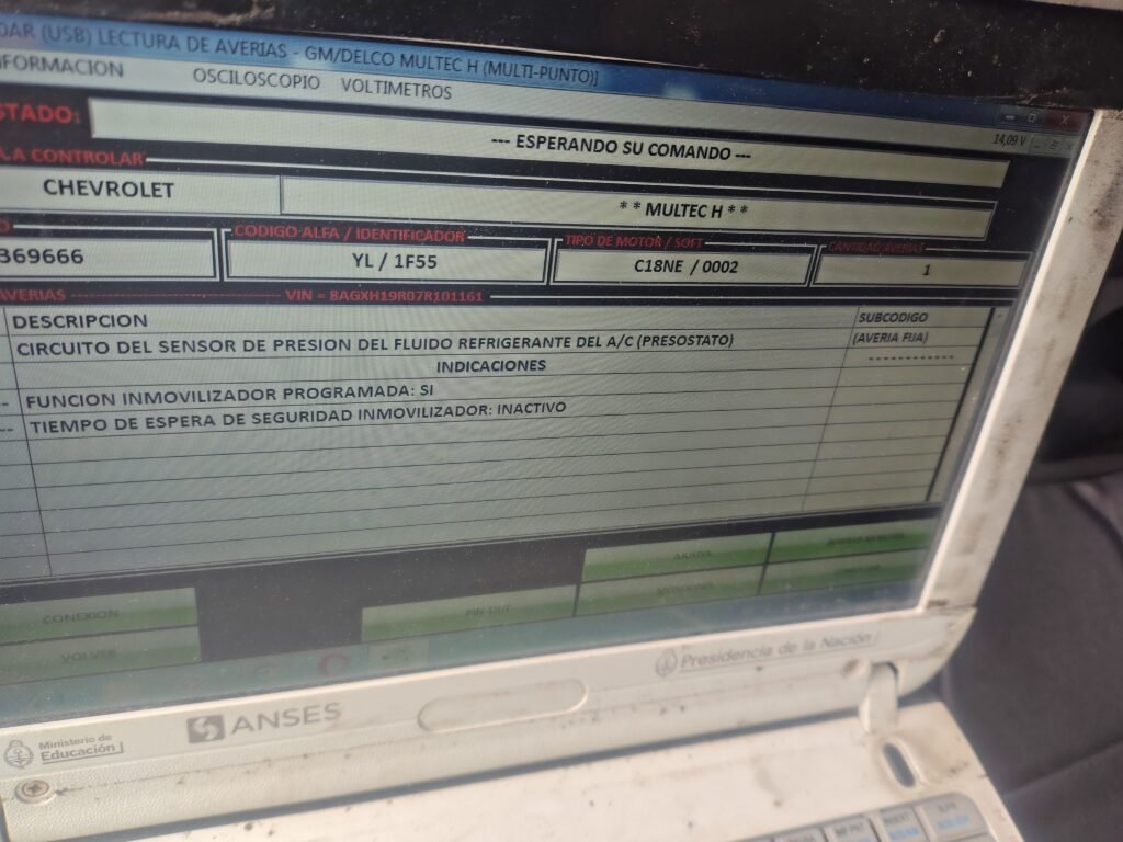 Diagnóstico automotriz