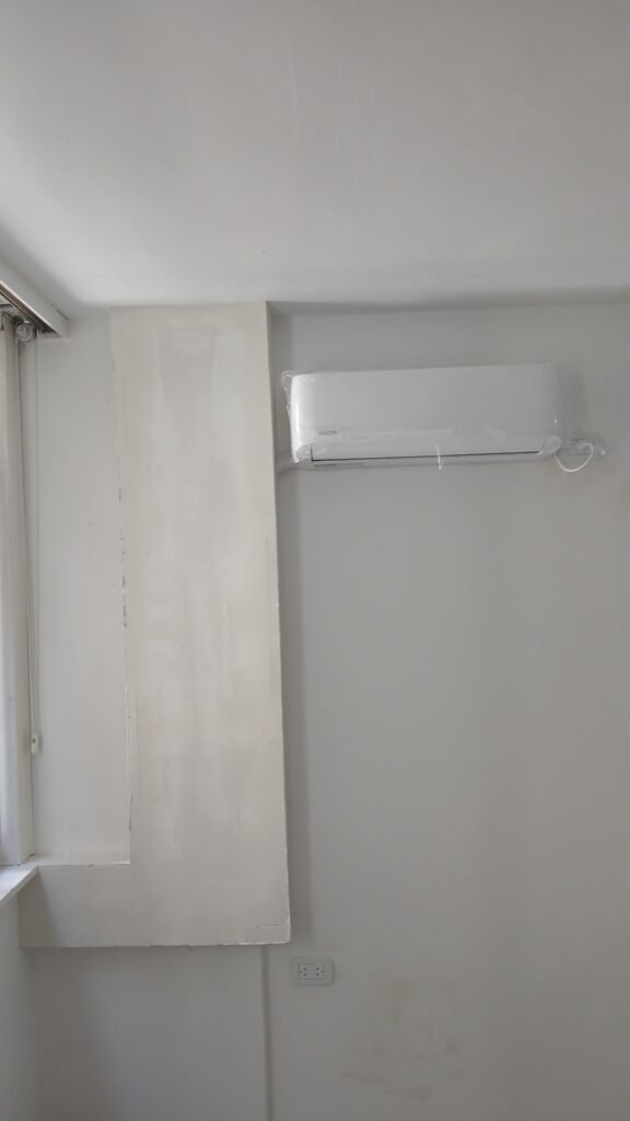 Instalación de aire acondicionado