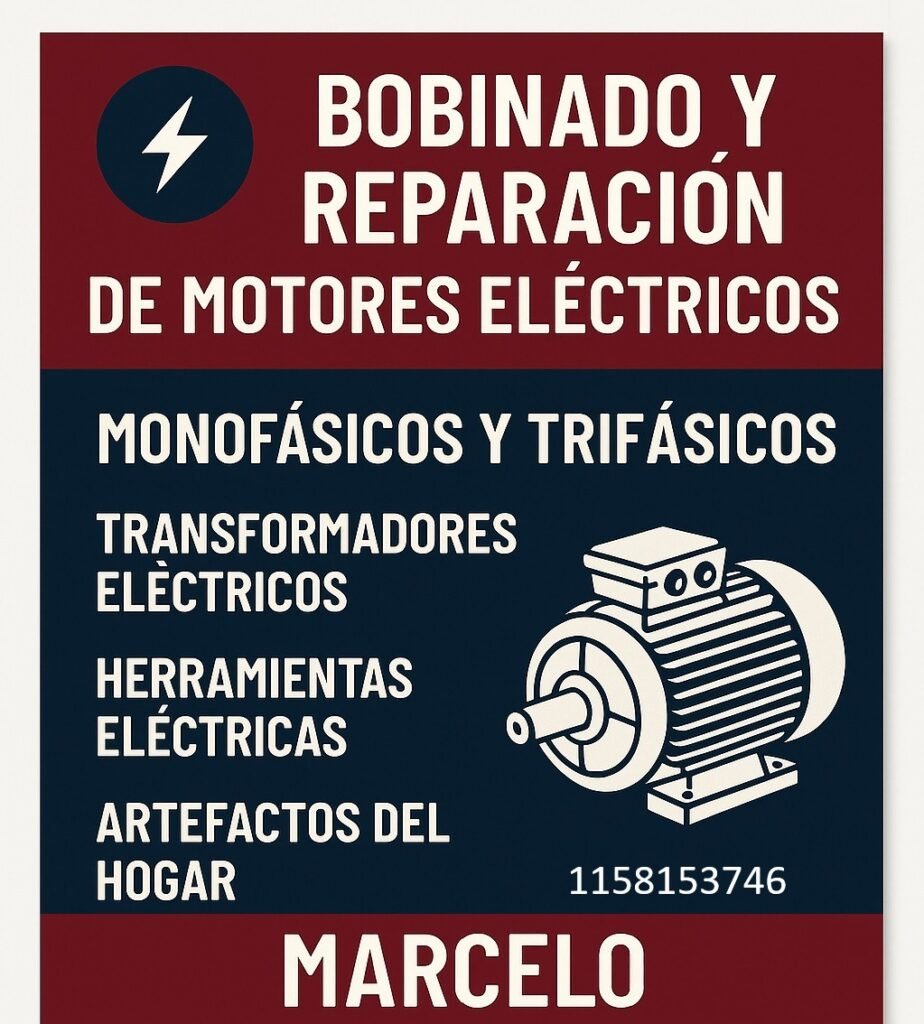 Electricista y bobinador de motor