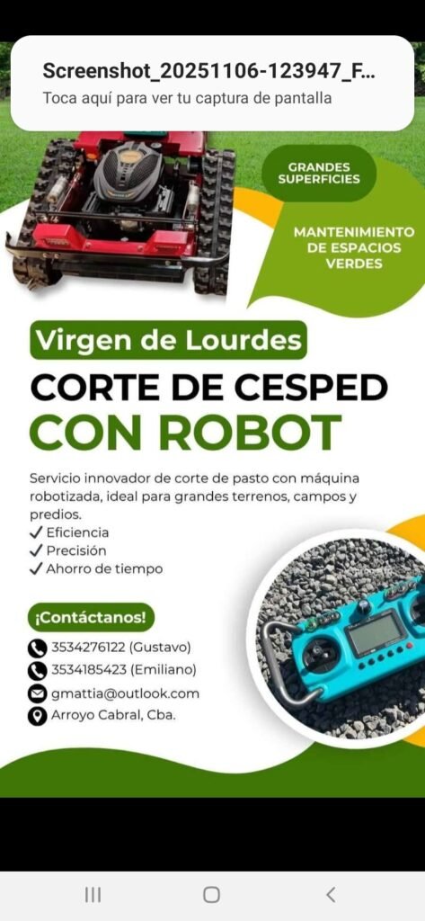 Servicio de corte de césped con m
