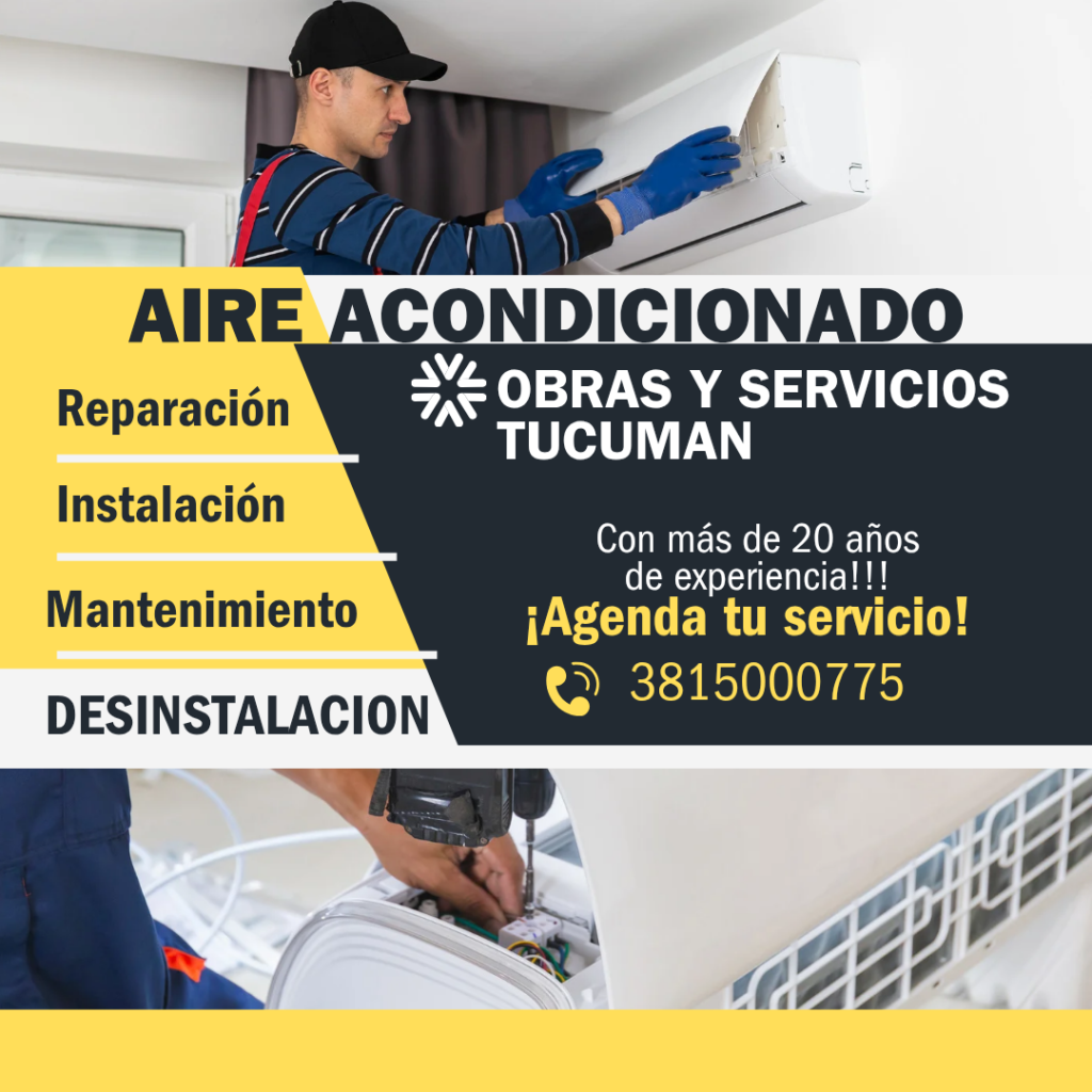 Service e instalación de aire acondicionado