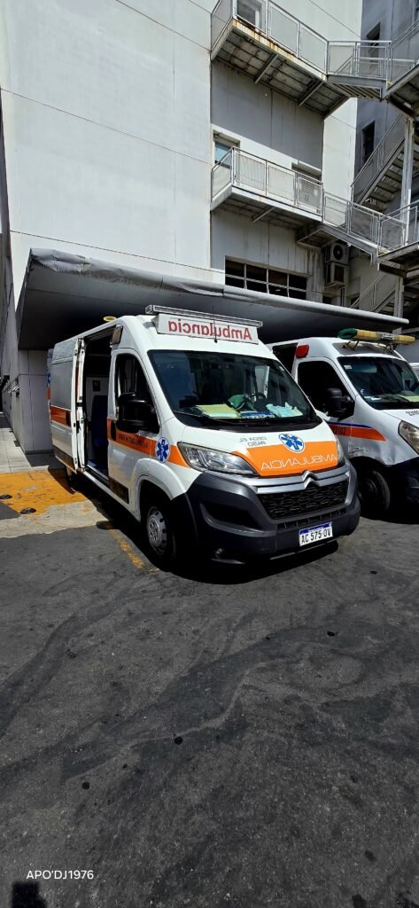 Servicio ambulancia . Enfermería
