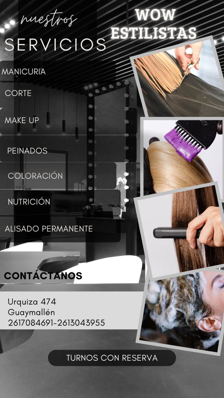 Servicio de peluquería, maquillaj