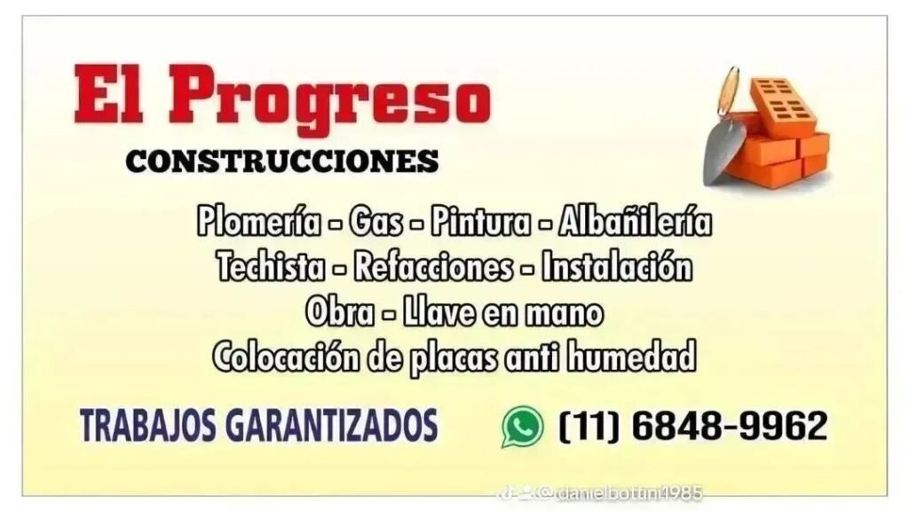 Construcción el progreso